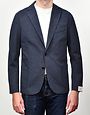 Eleventy Eleventy Navy Jersey Pique Jacket