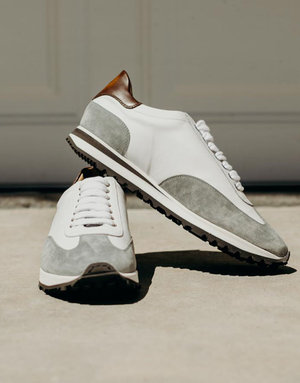Scarpe di Bianco Scarpe di Bianco Leather Running Shoe