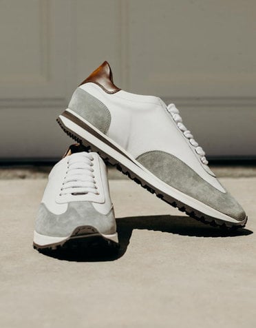 Scarpe di Bianco Scarpe di Bianco Leather Running Shoe