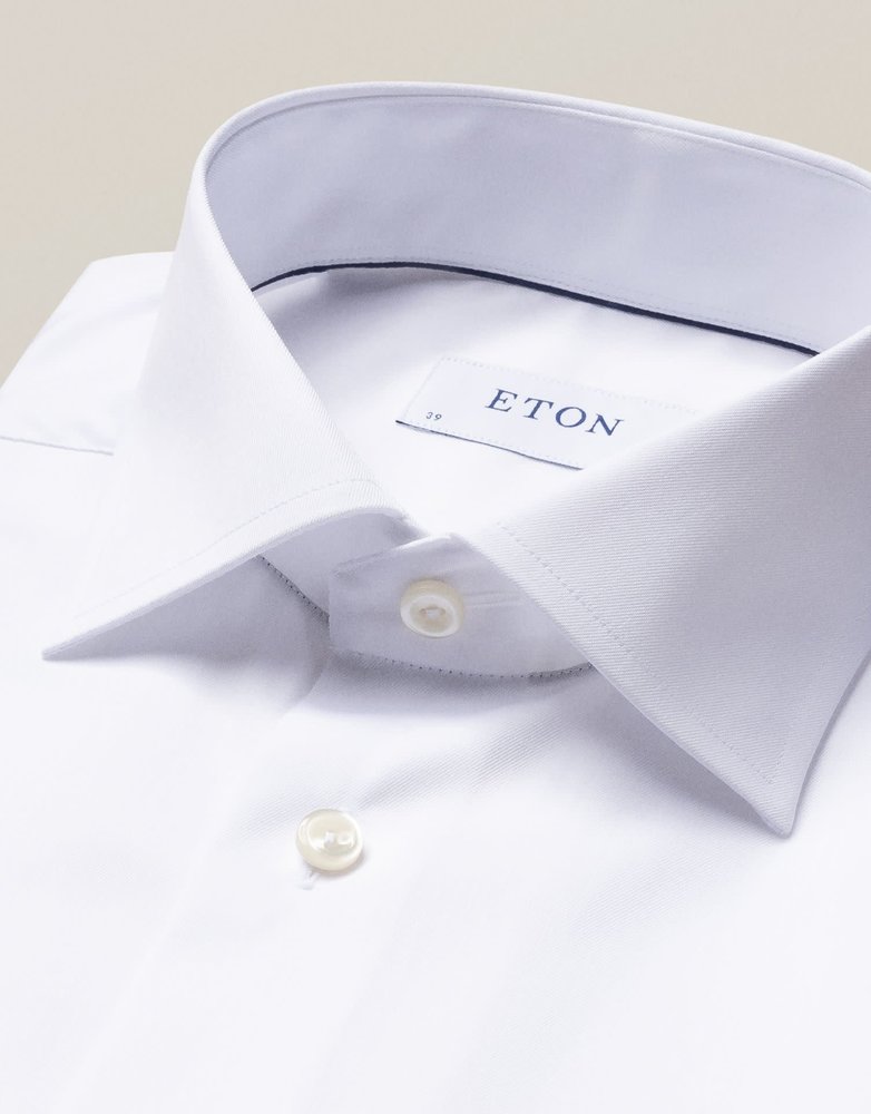 Eton Eton Contemporary Fit White French Cuff Dress Shirt