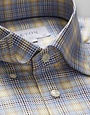 Eton Eton Contemporary Fit Blue/Yellow Check