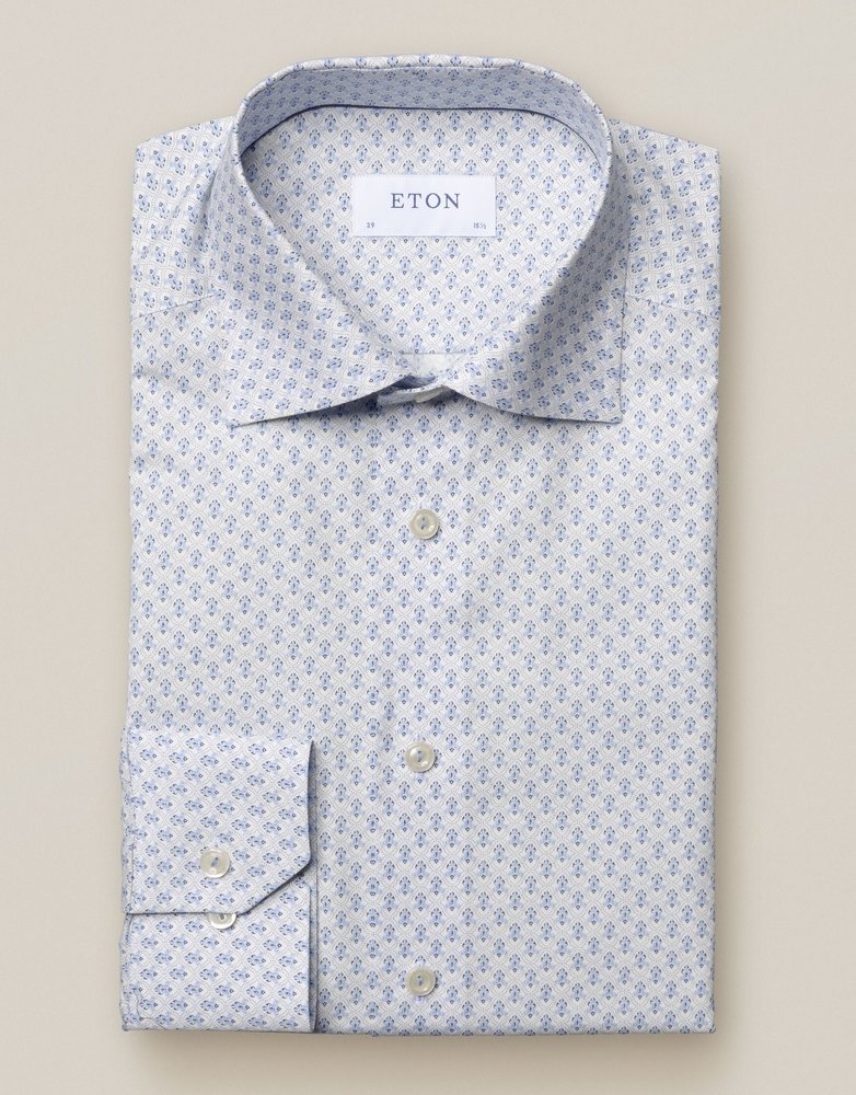 Polka dot print shirt - Studio - Sky blue