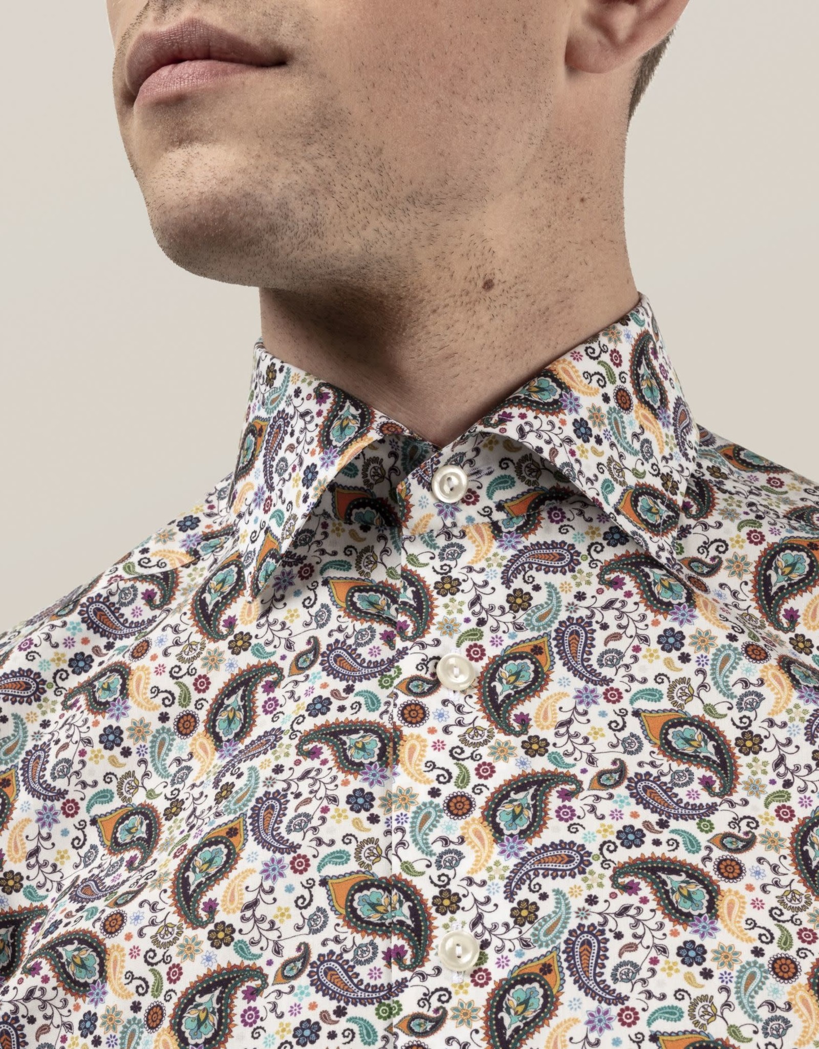 eton contemporary fit dress shirt