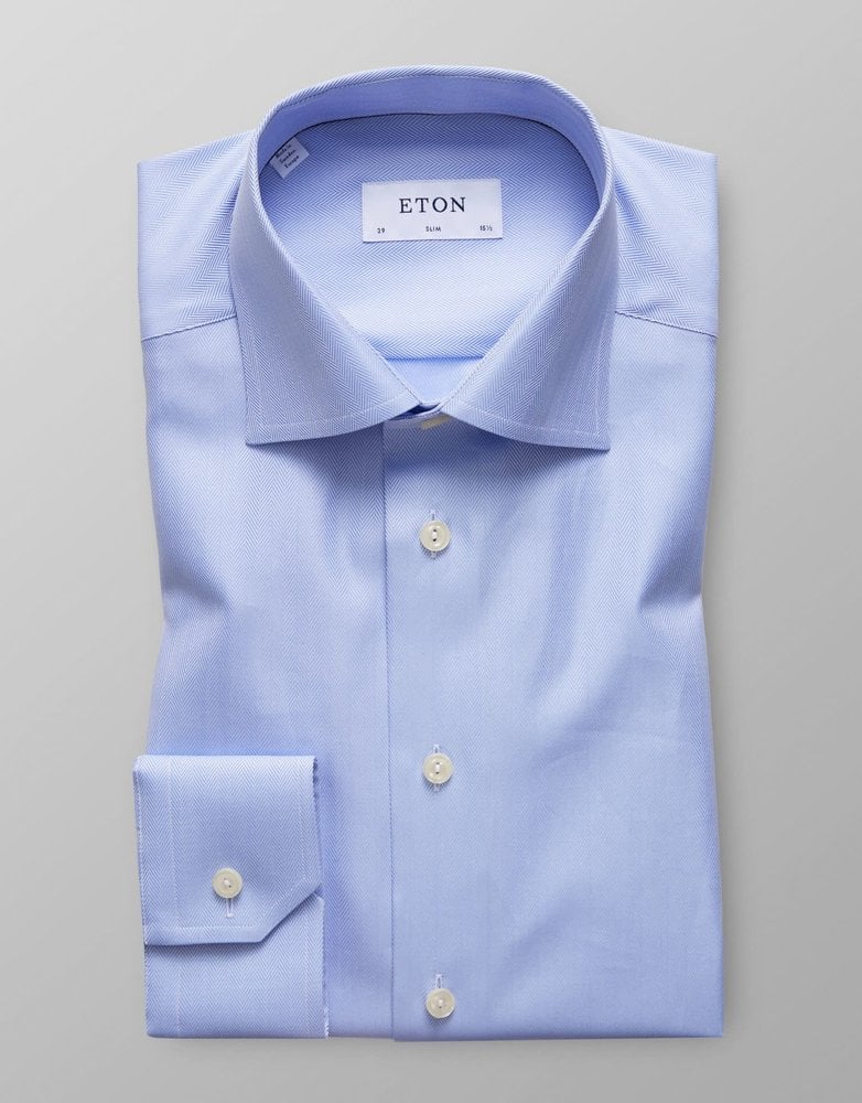 New ETON Slim Fit Shirt, Luxury DnA Collection, Size 15,5