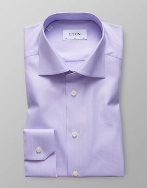 Eton Eton Contemporary  Fit Dress Shirt Herringbone Pattern