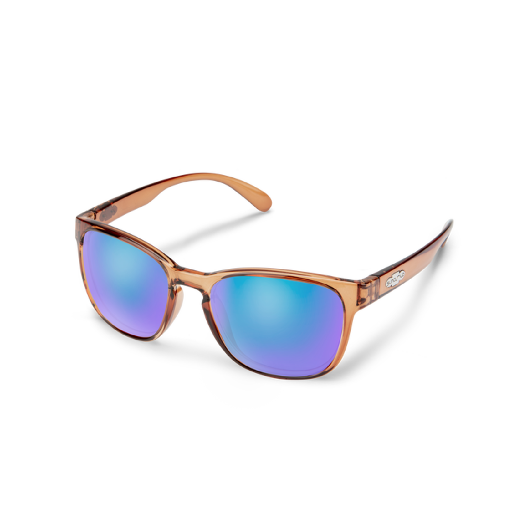 Suncloud Suncloud Loveseat Sunglasses Transparent Brown/ Purple Blue Mirror