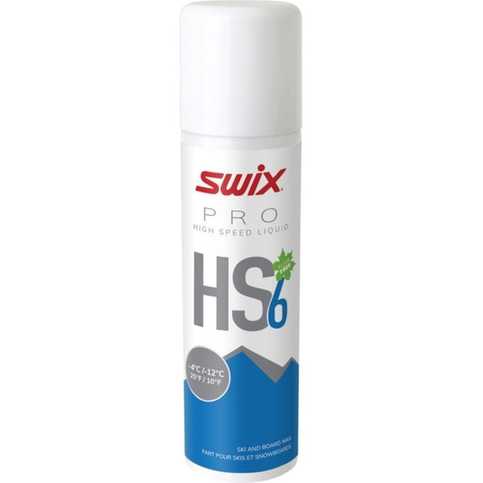 Swix Swix Pro HS6 High Speed Liquid Glide Wax -4/-12°C 125ml