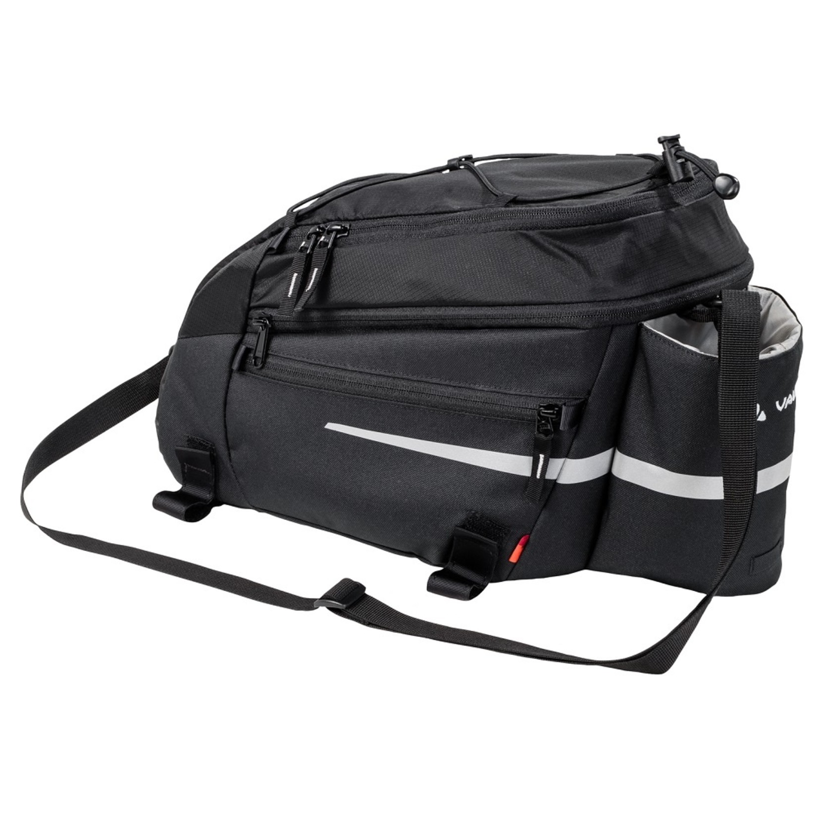 Vaude Vaude Silkroad Large 9+2L Rear Rack Bag Black/ Reflective