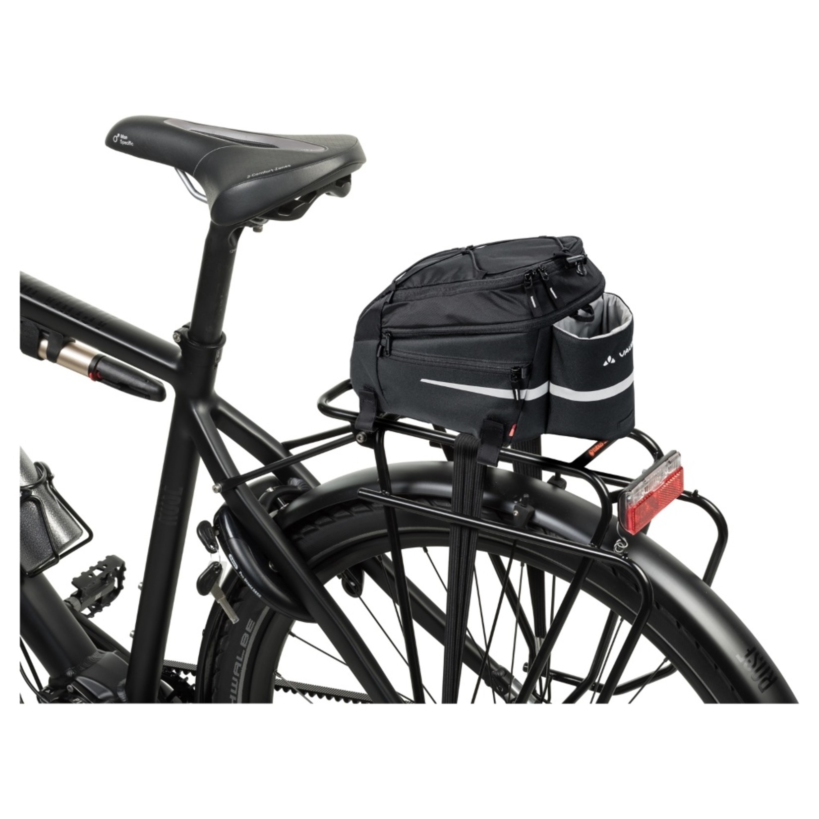 Vaude Vaude Silkroad Large 9+2L Rear Rack Bag Black/ Reflective