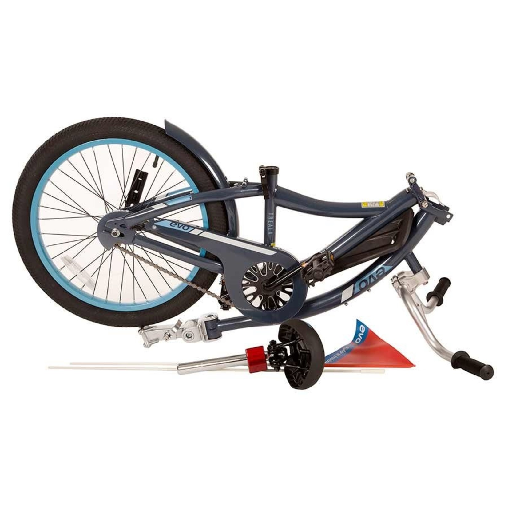 Evo Evo Traela Ride-on Folding Bike Trailer