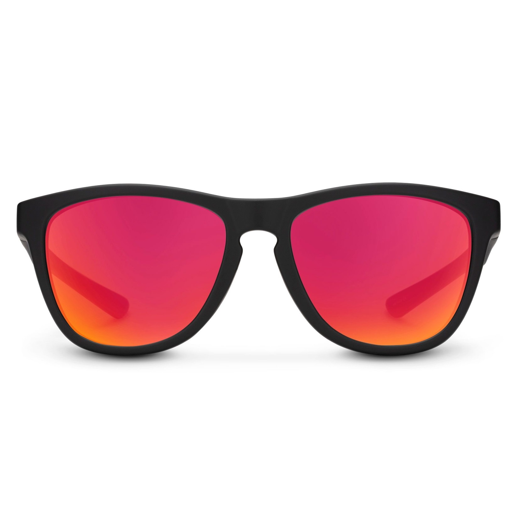 Suncloud Suncloud Topsail Sunglasses Matte Black/ Polar Red Mirror