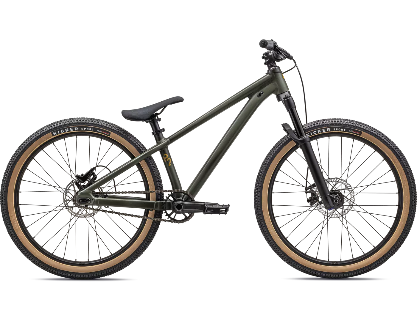 2024 Specialized P.2 Dirt Jumper Satin Dark Moss Overspray/ Oak Green