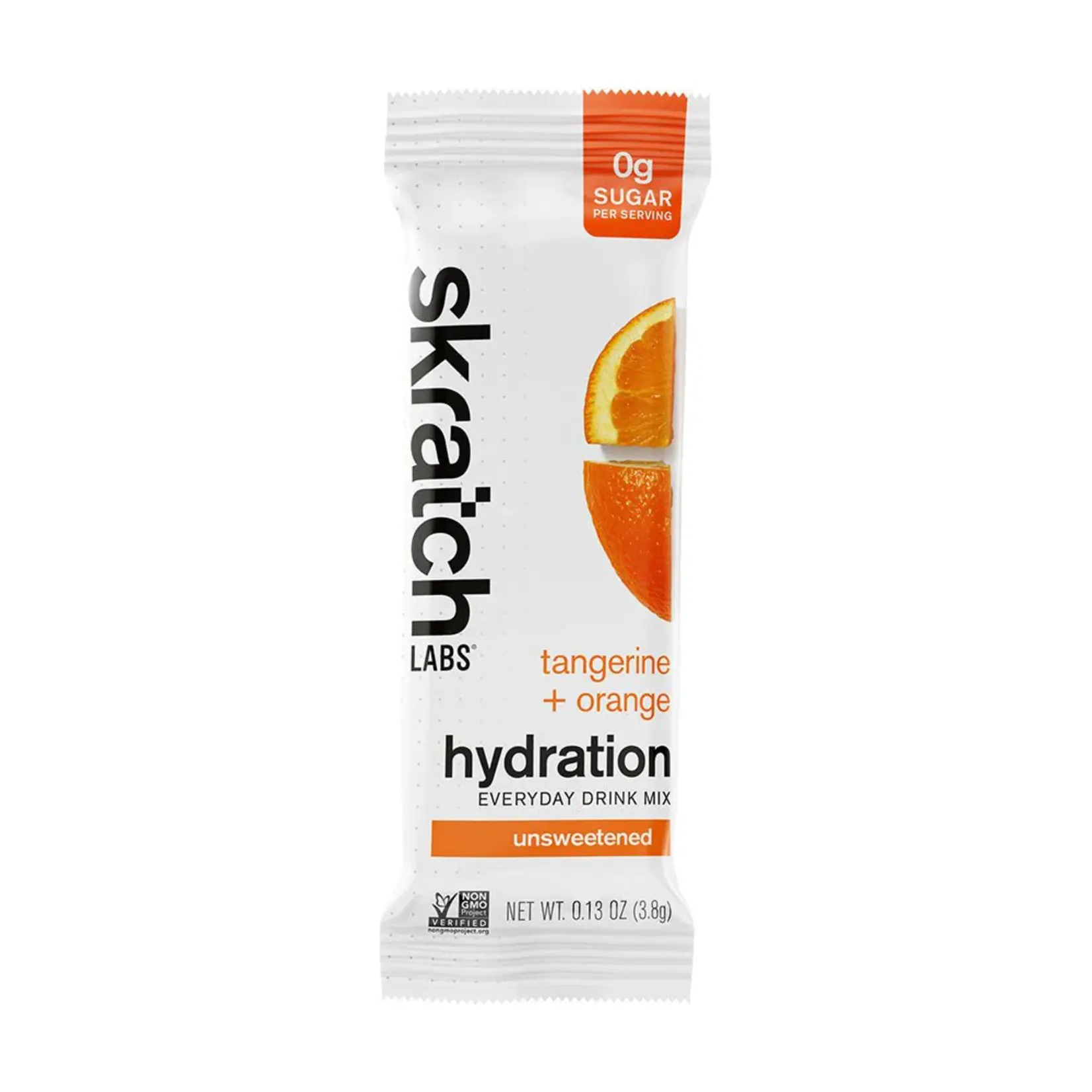 Skratch Hydration Everyday Drink Mix Unsweetened Tangerine & Orange Single Serve (3.8 grams)