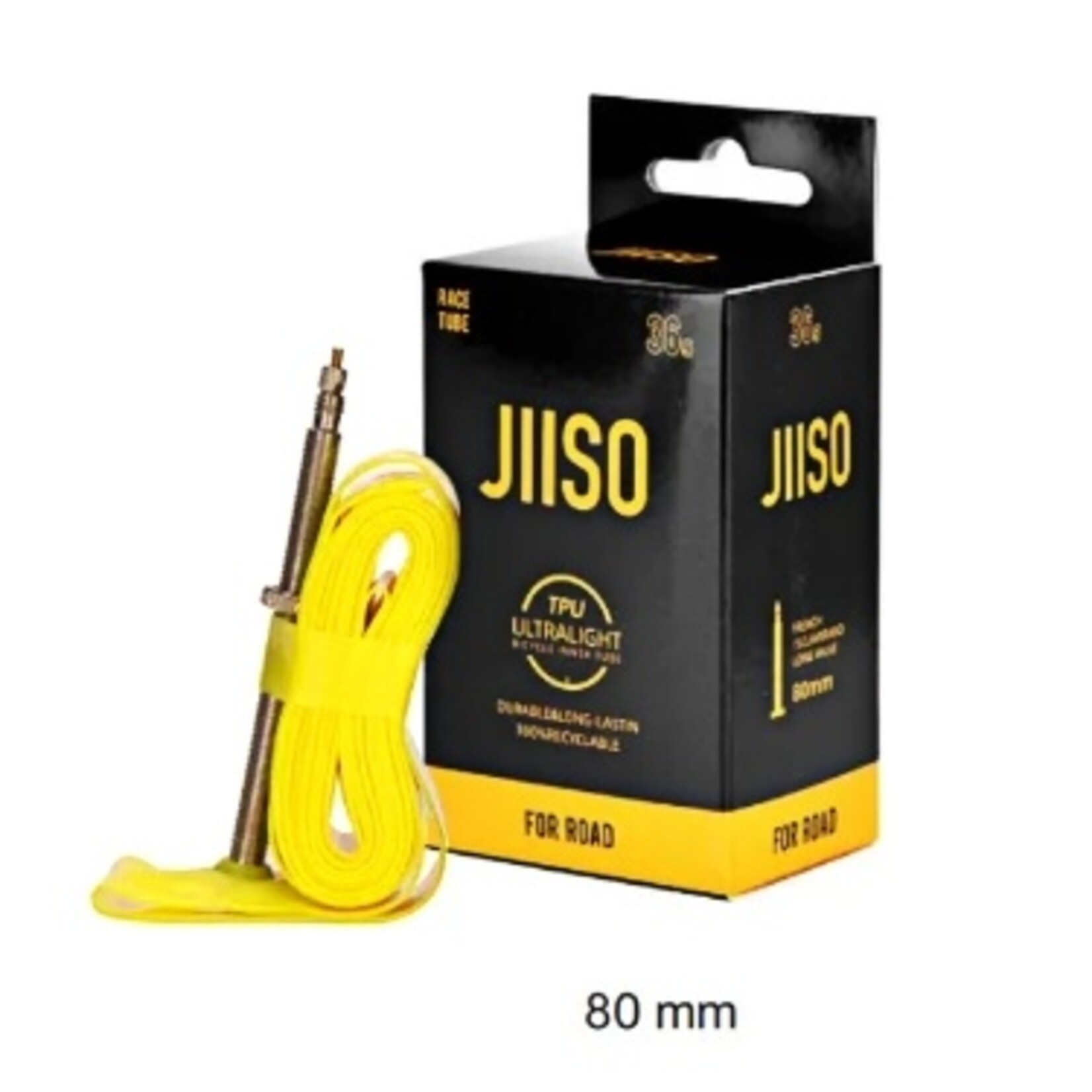 Jiiso Jiiso 700x18-32 Ultralight TPU Inner Tube Presta 80mm