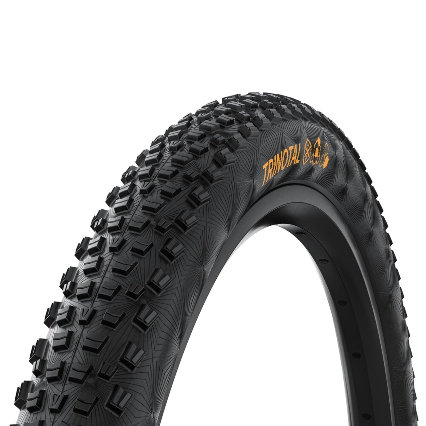 Continental Continental Trinotal Trail Grip 29x2.40 Folding Bead Tubeless Ready Tire Black