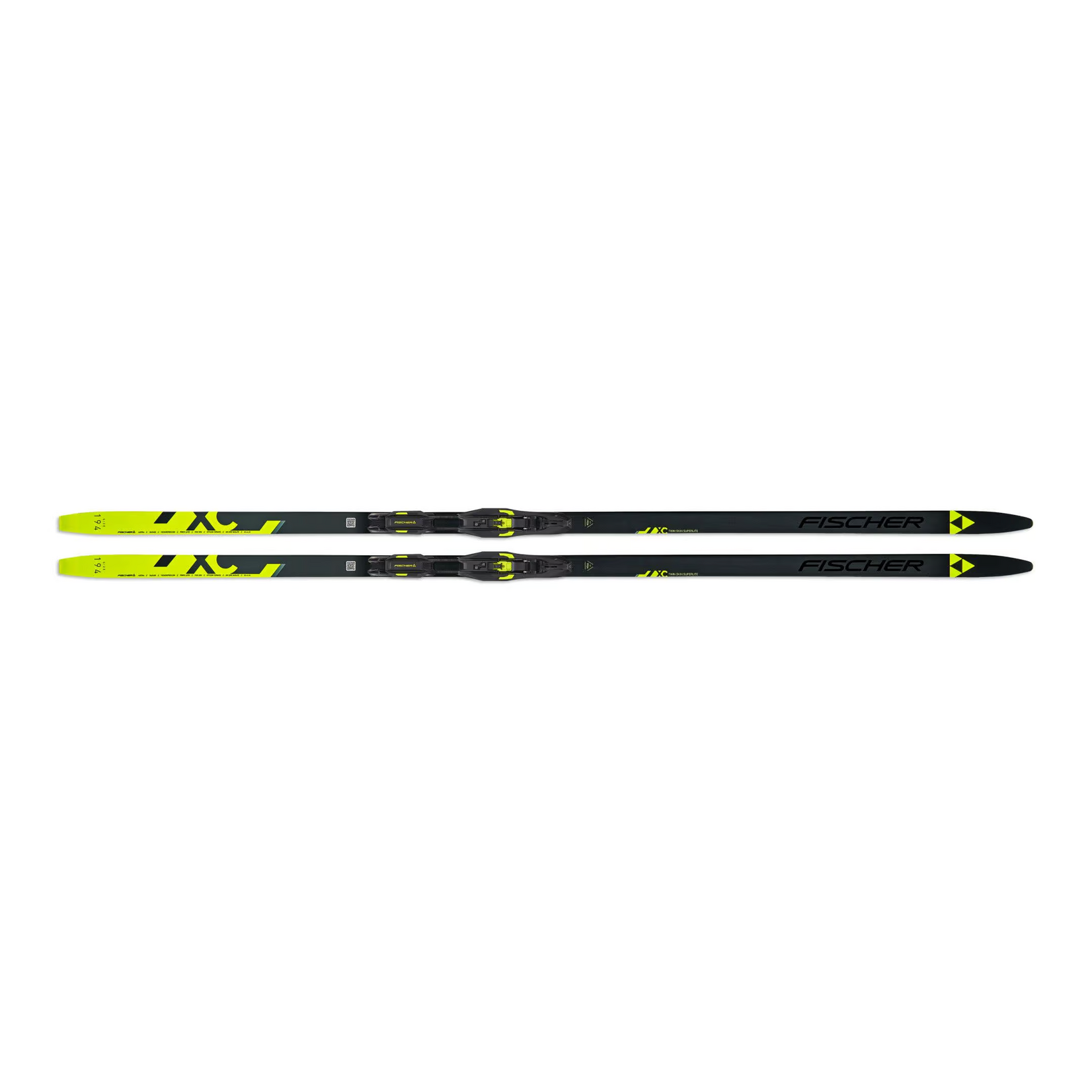 Fischer Fischer Twin Skin Superlite Waxless Classic Skis With IFP Control Step-In Binding