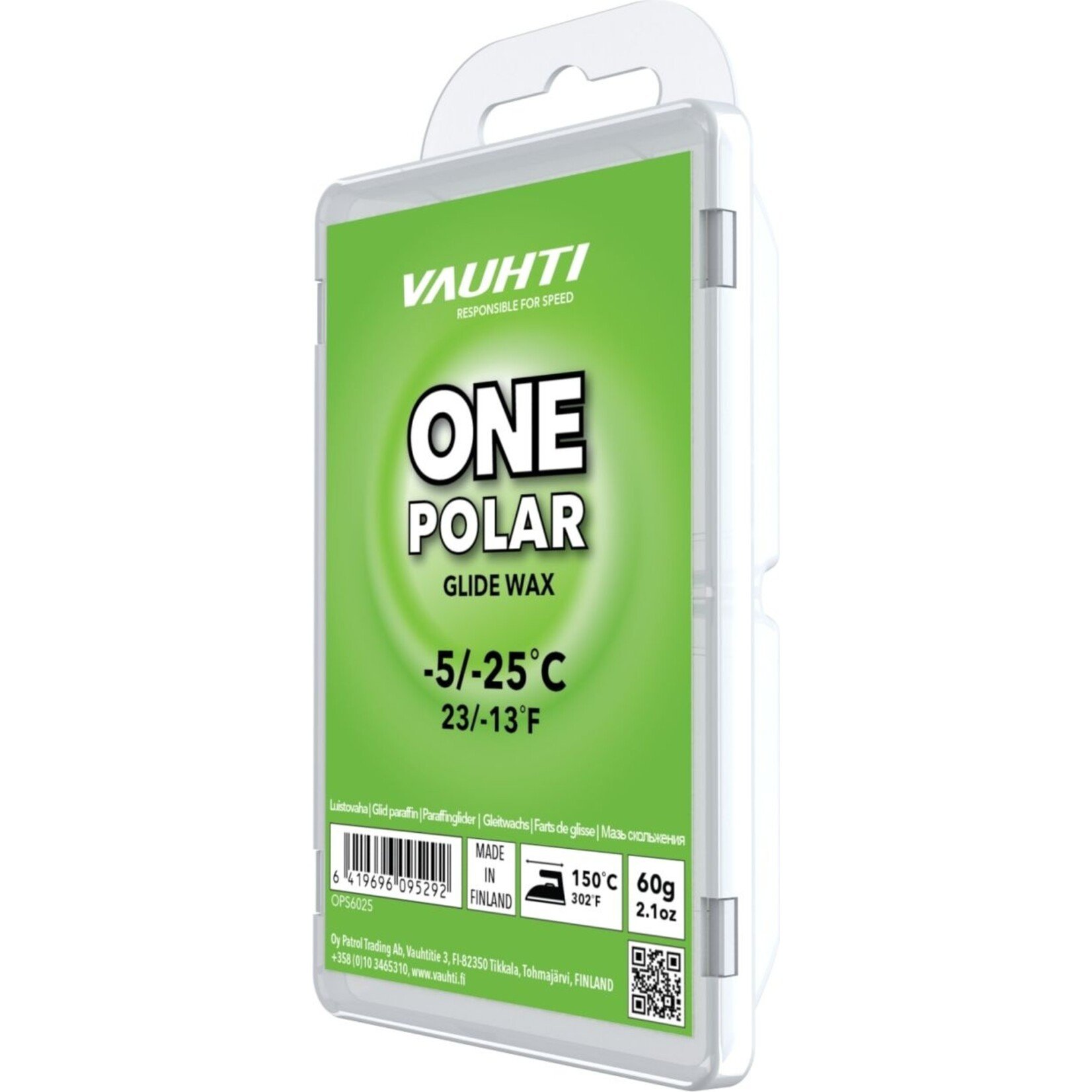 Vauhti Vauhti ONE Polar Glide Wax -5°/-25° 60g