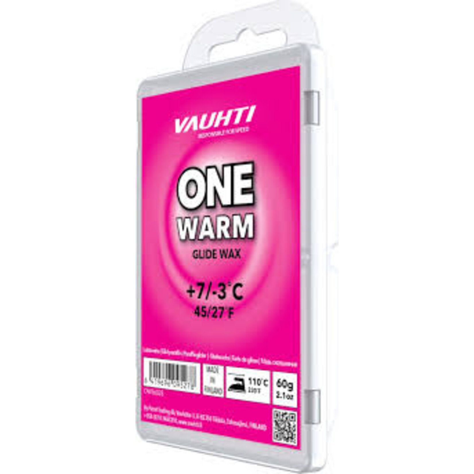 Vauhti Vauhti ONE Warm Glide Wax +7°/-3° 60g