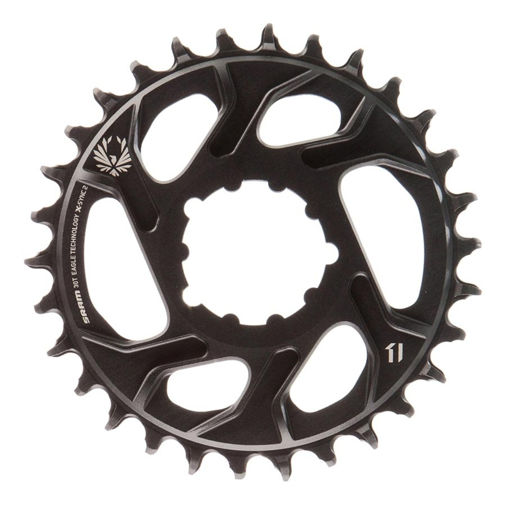 Sram SRAM XX1 Eagle DM Chainring 30T X-Sync 3mm Offset Lunar Grey