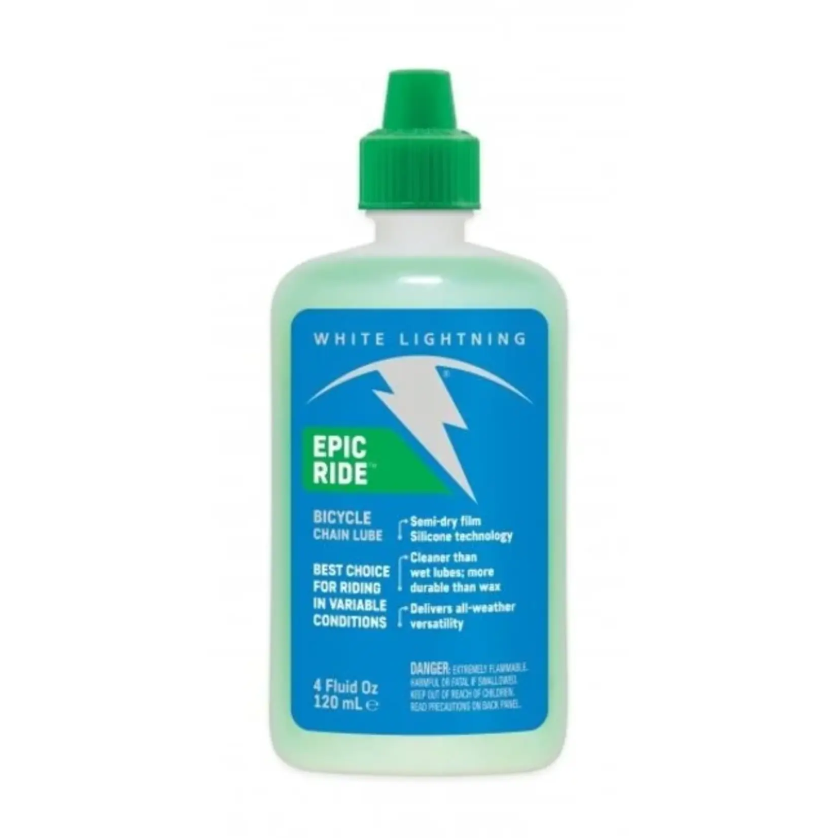 White Lightning White Lightning Epic Ride Lube 4oz Bottle