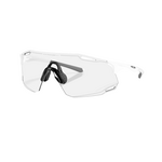 Oakley Oakley Cybr Dyno Sunglasses Matte White/ Clear Photochromic Lens