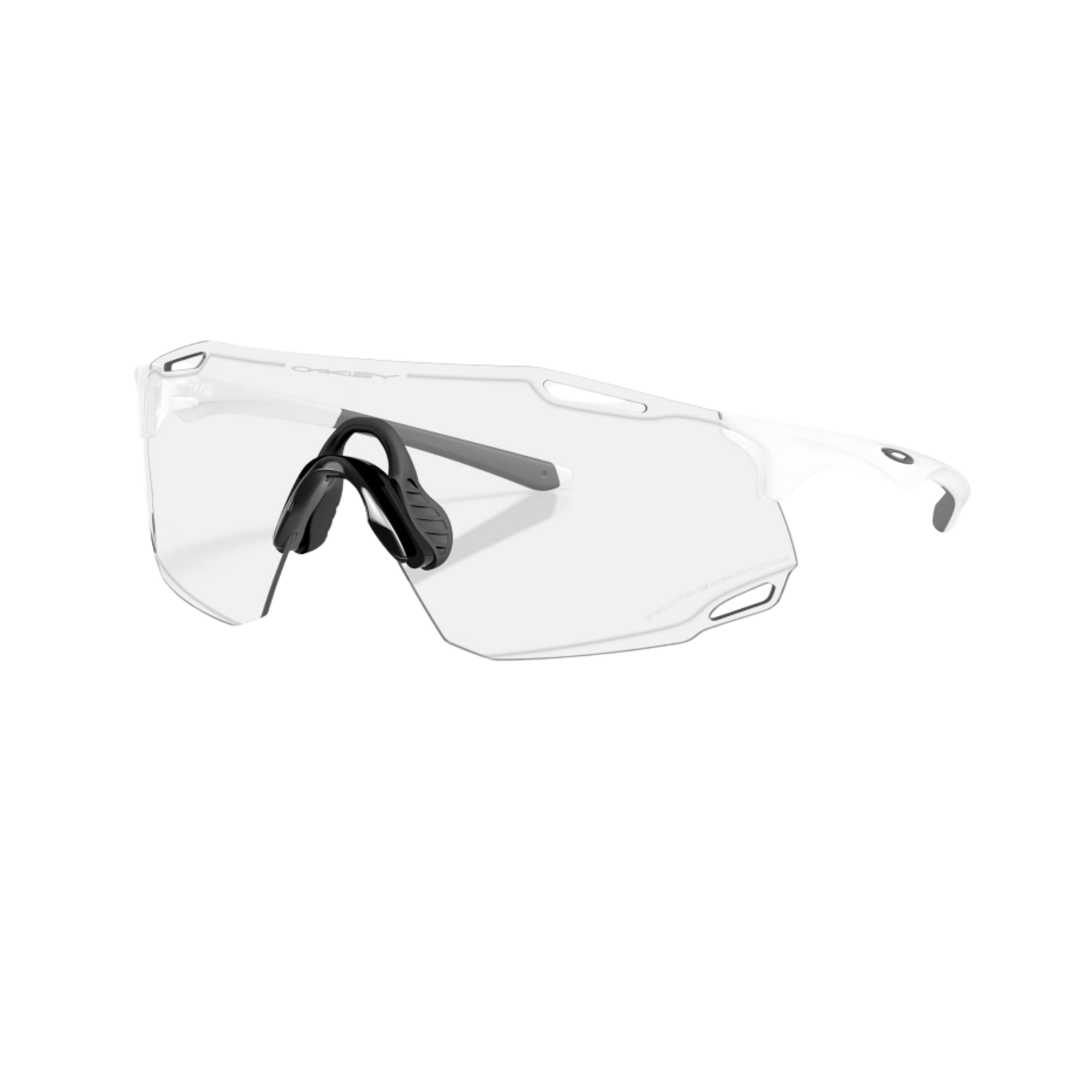 Oakley Oakley Cybr Dyno Sunglasses Matte White/ Clear Photochromic Lens