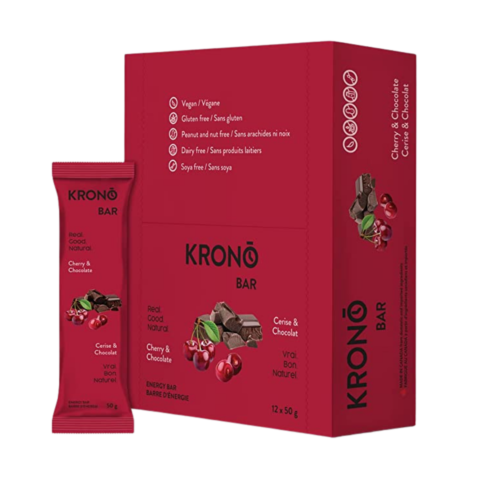 Krono Krono Energy Bar Cherry & Chocolate 50g