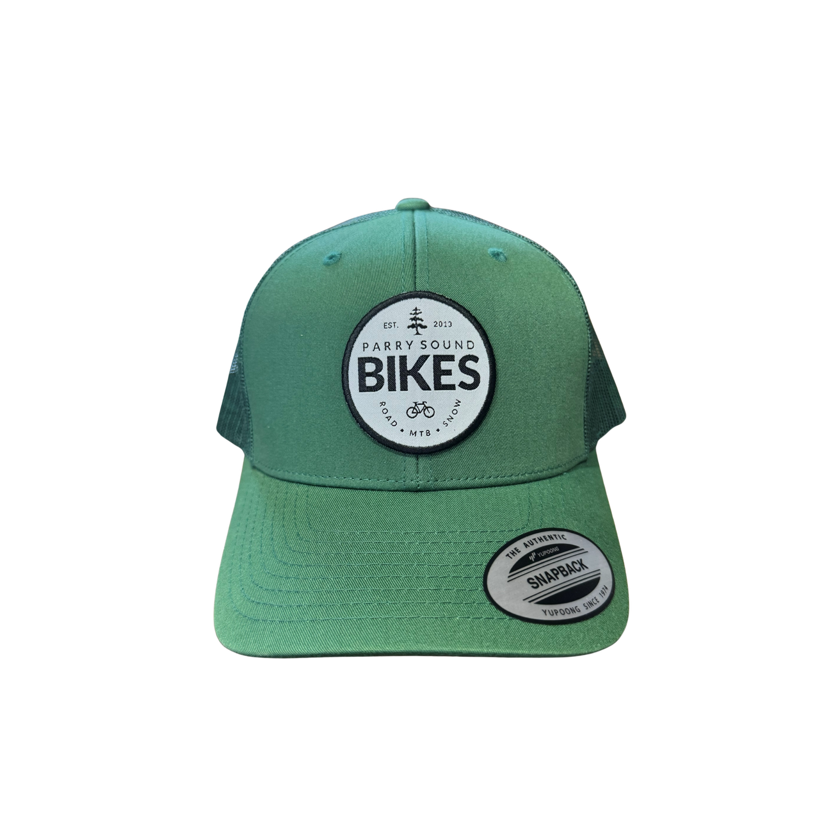 Parry Sound Bikes Parry Sound Bikes Snapback Hat Green