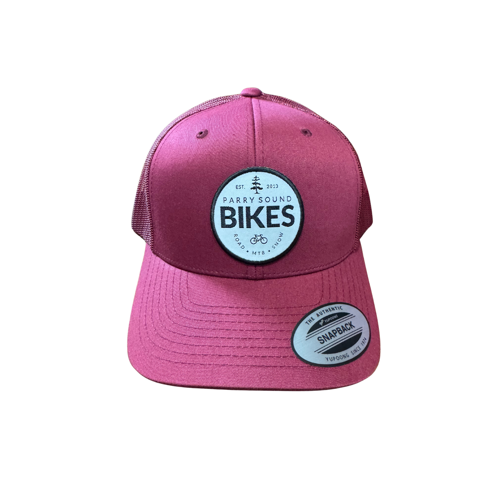 Parry Sound Bikes Parry Sound Bikes Snapback Hat Maroon