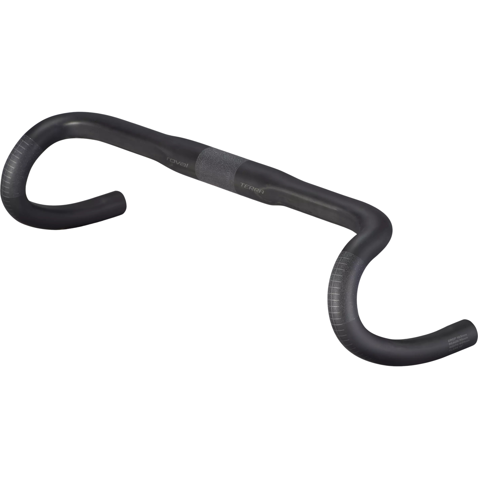 Roval Roval Terra Handlebars 31.6x400mm/ 103mm Drop/ 70mm Reach Black/ Charcoal