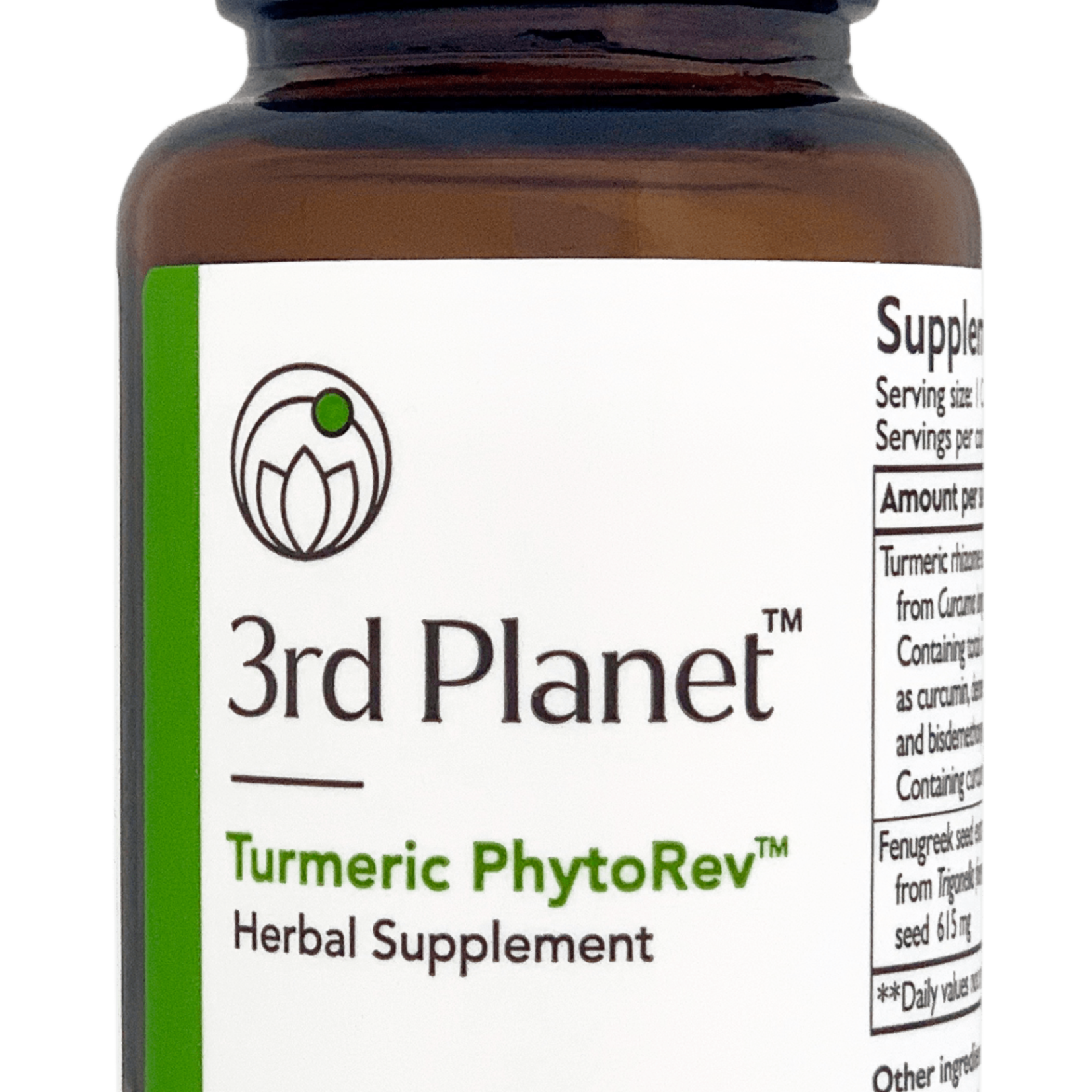 3rd Planet Turmeric PhytoRev 60 Capsules