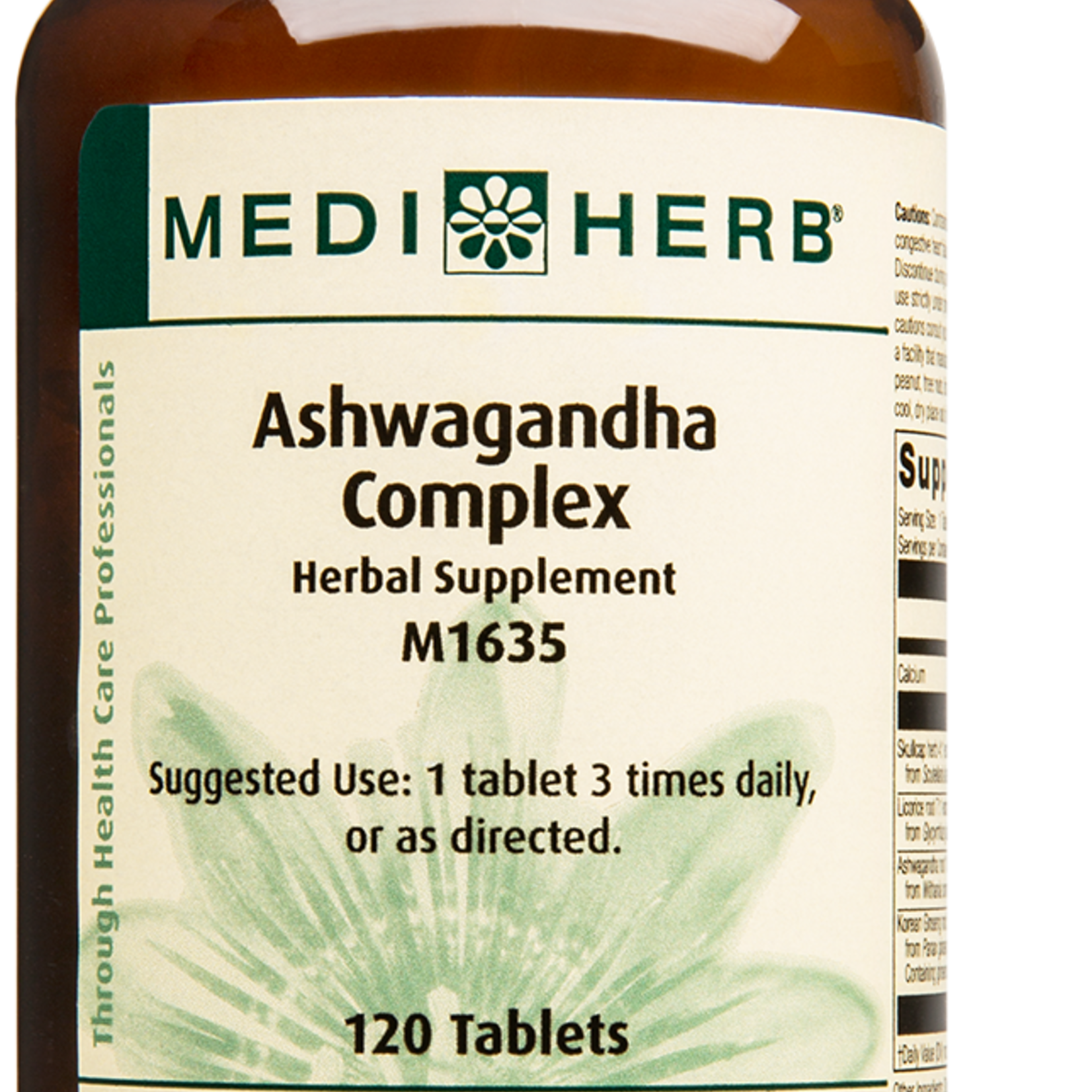 MediHerb Ashwagandha Complex 120T  [SPECIAL ORDER: email: hello@corecarecenter.com]
