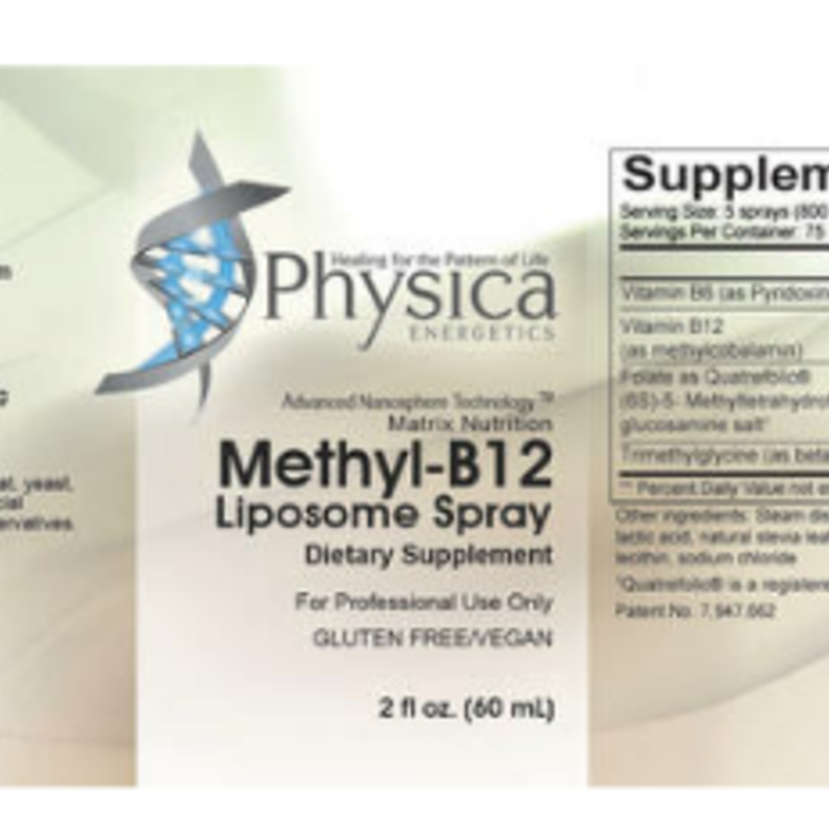 Physica Methyl-B12 Liposome Spray by Physica