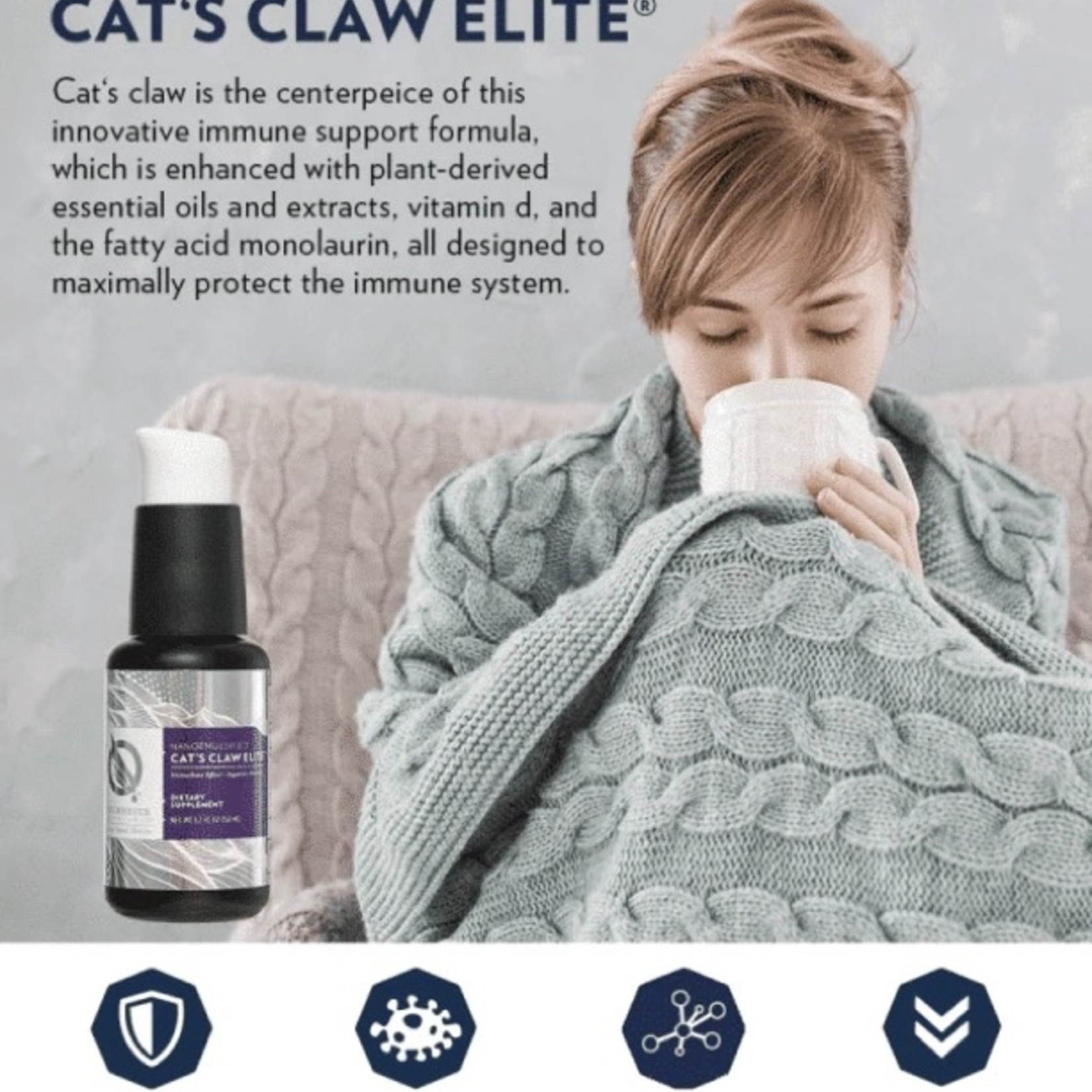 Quicksilver Cat's Claw Elite Nanoemulsified (50ml) Quicksilver