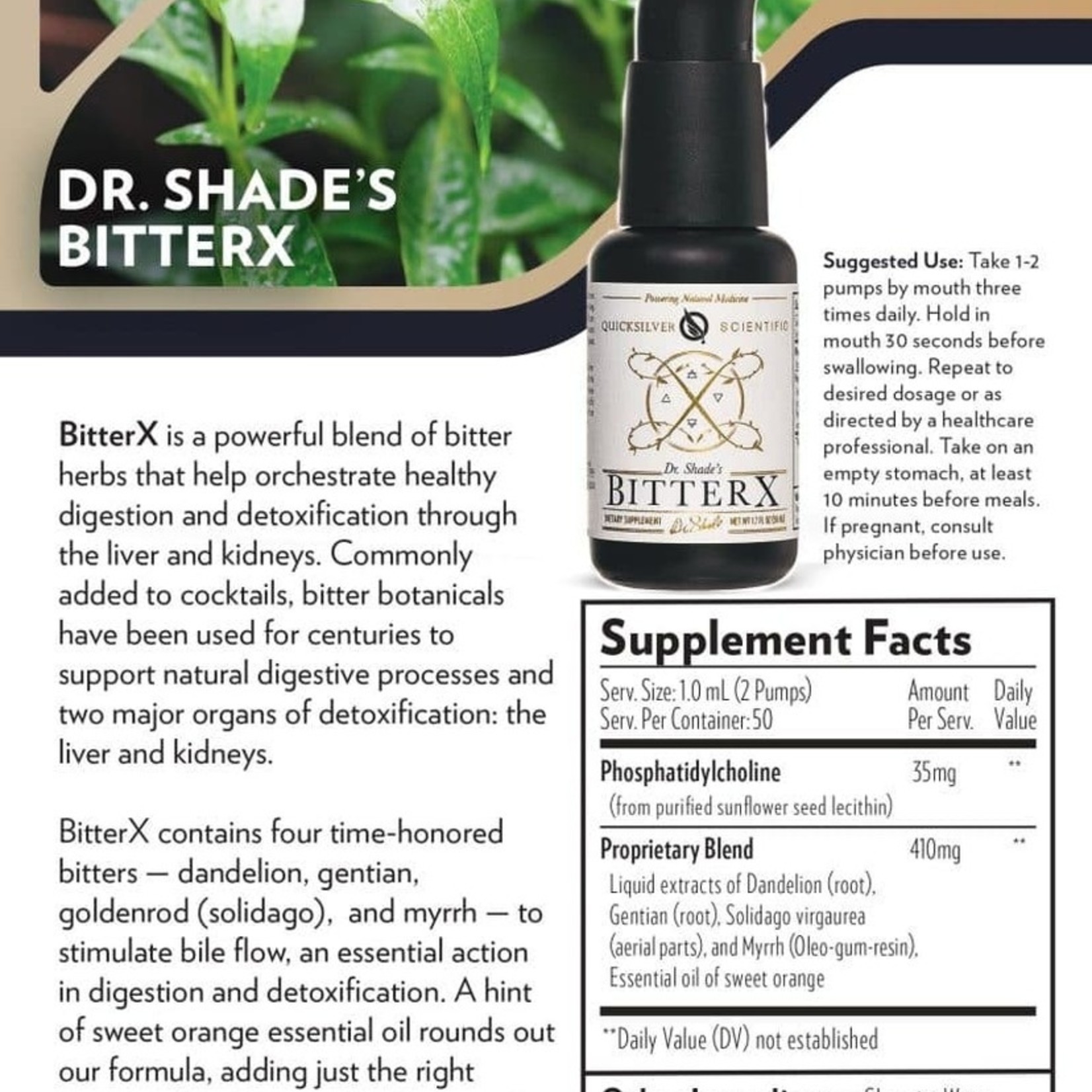 Quicksilver Dr. Shade's BitterX 50mL