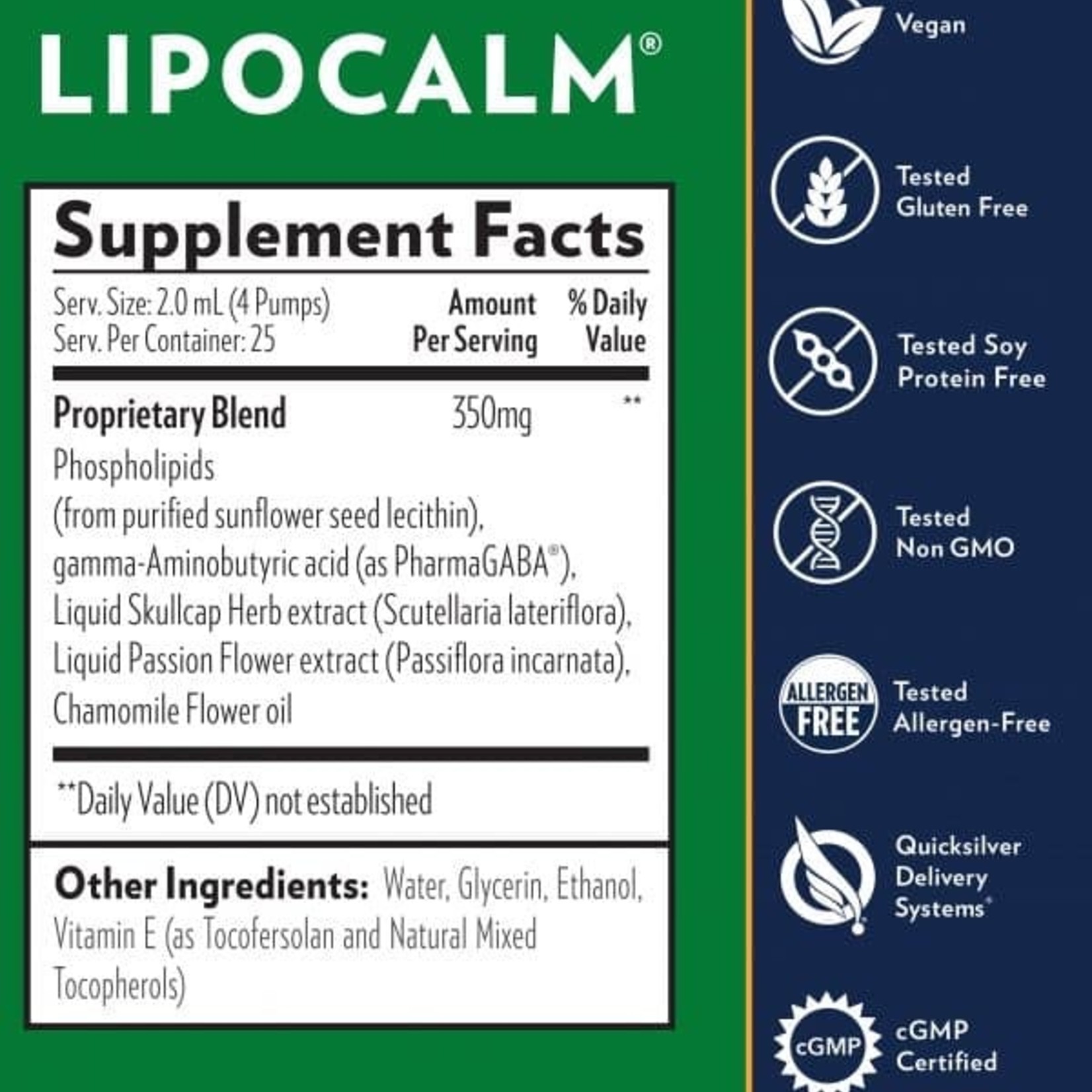 Quicksilver LipoCalm Liposomal