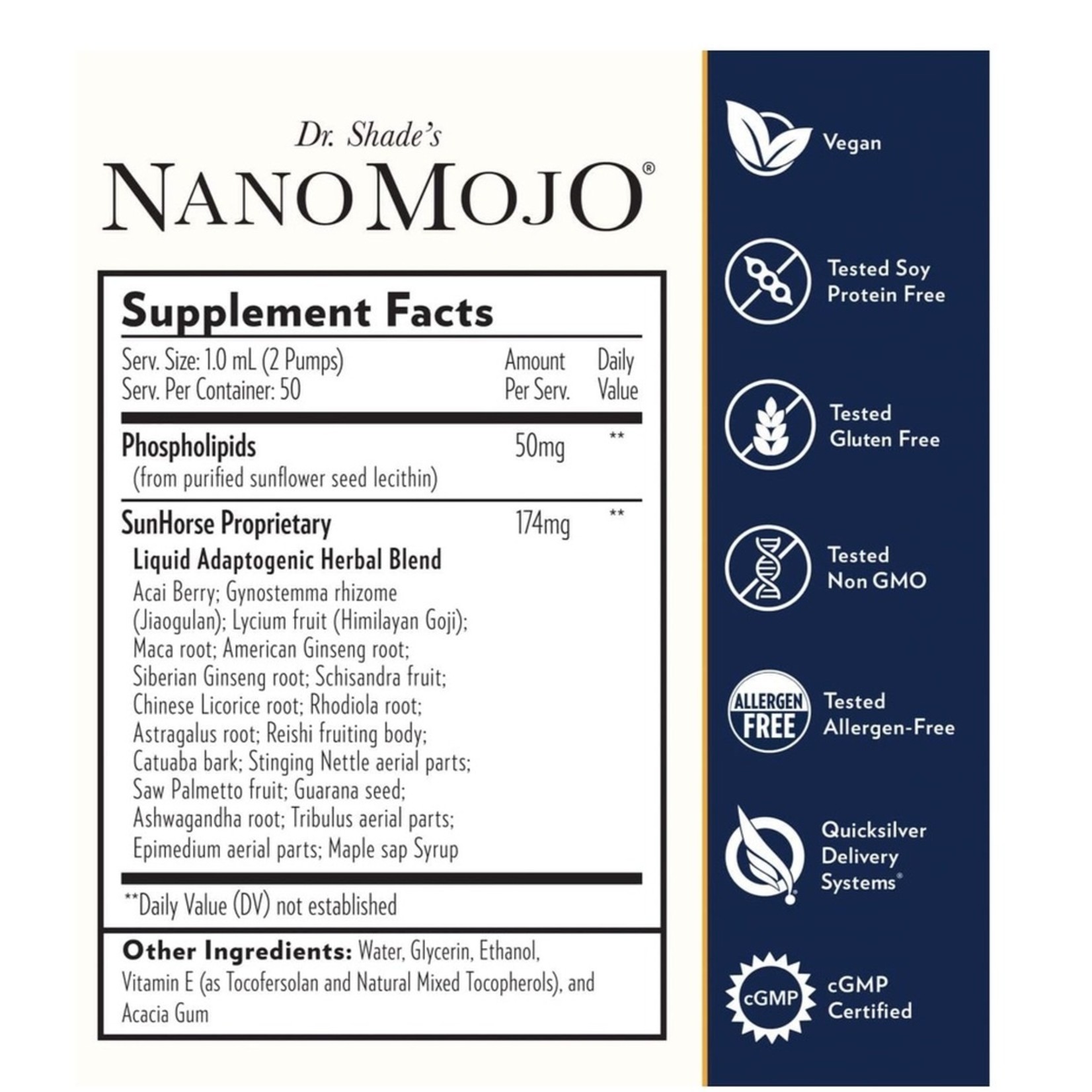 Quicksilver NanoMojo Liposomal Adaptogenic (50 ml)