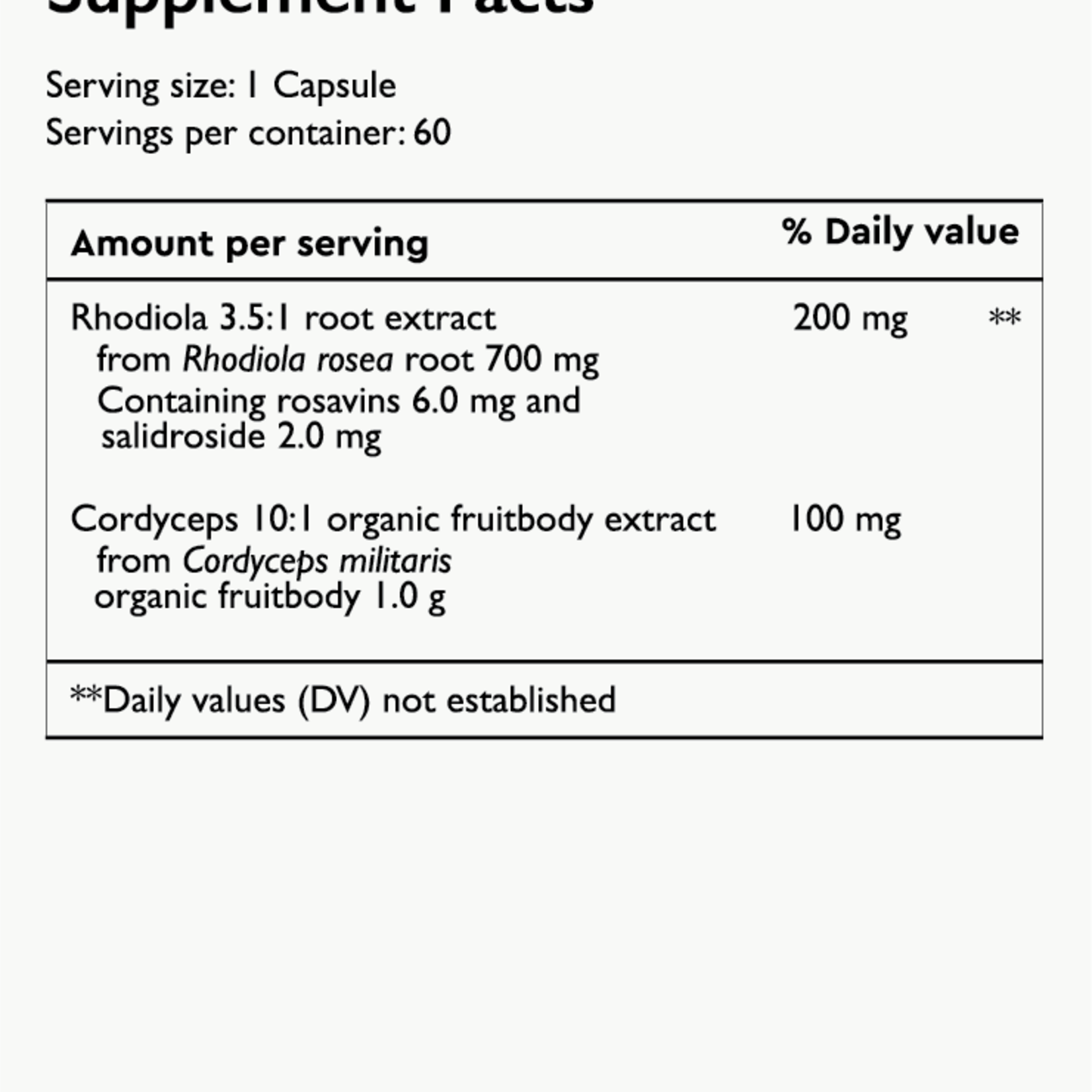 3rd Planet MycoRev Adapt 60 Capsules