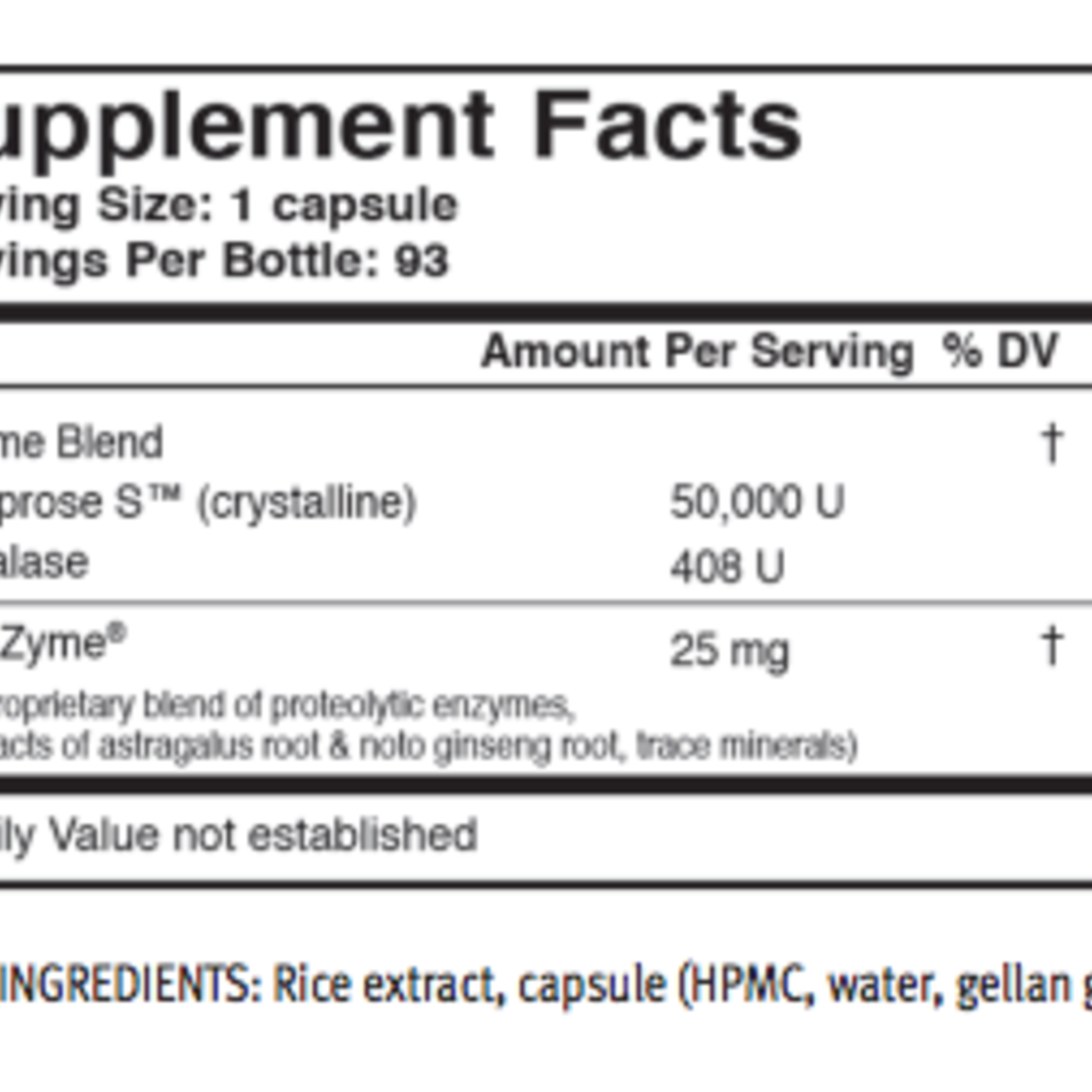US Enzymes Seaxym 93C