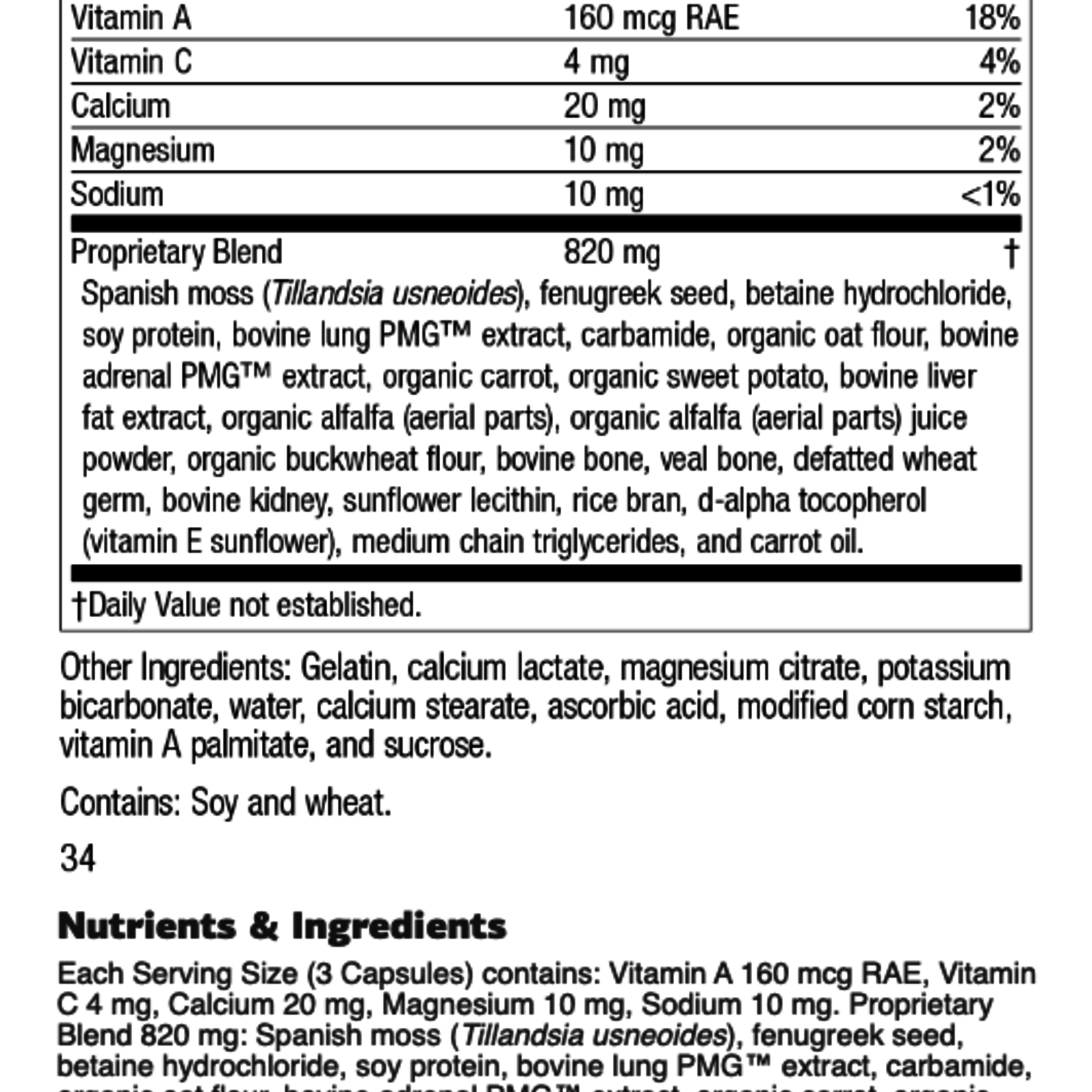 Standard Process Allerplex®, 150 capsules