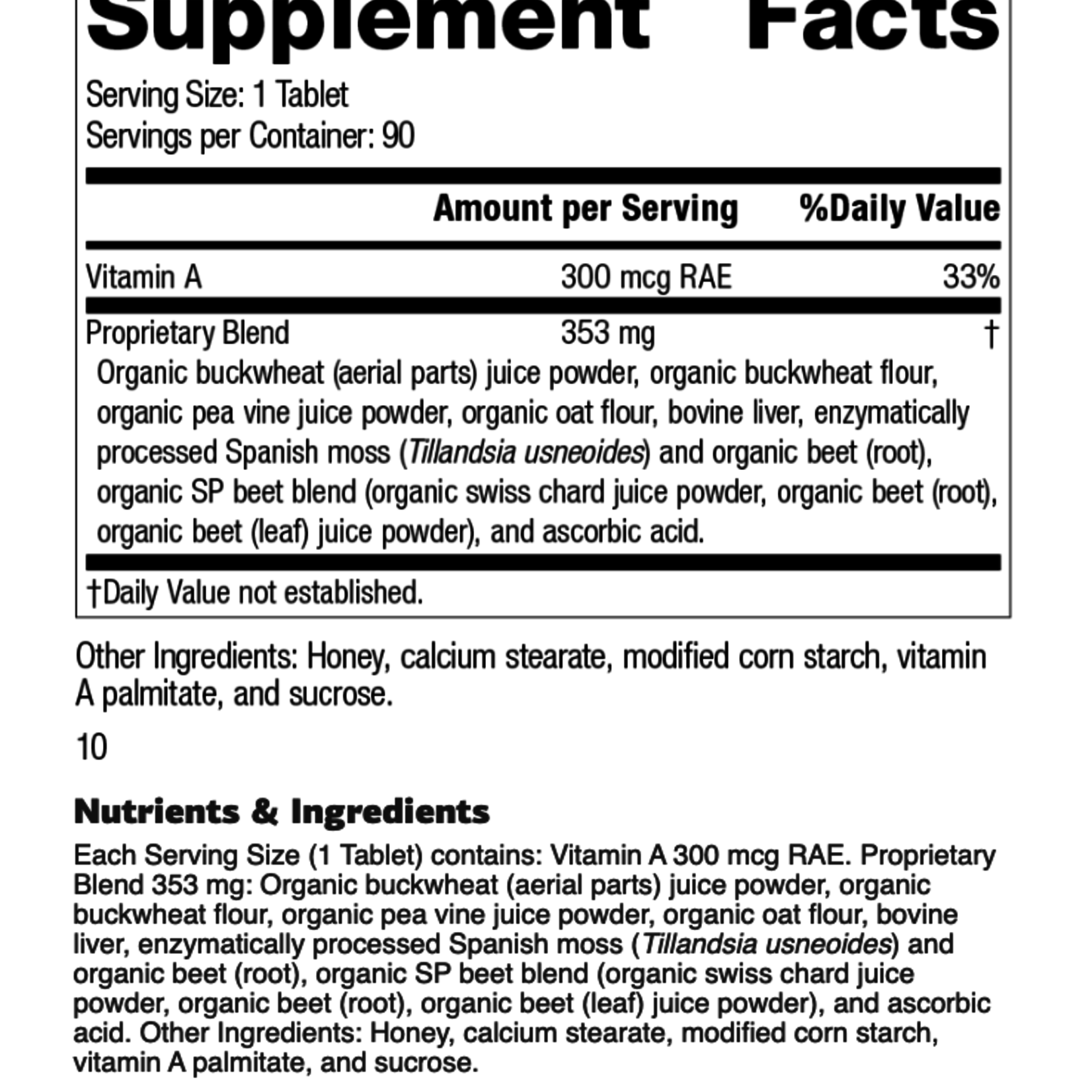 Standard Process Arginex®, 90 tablets