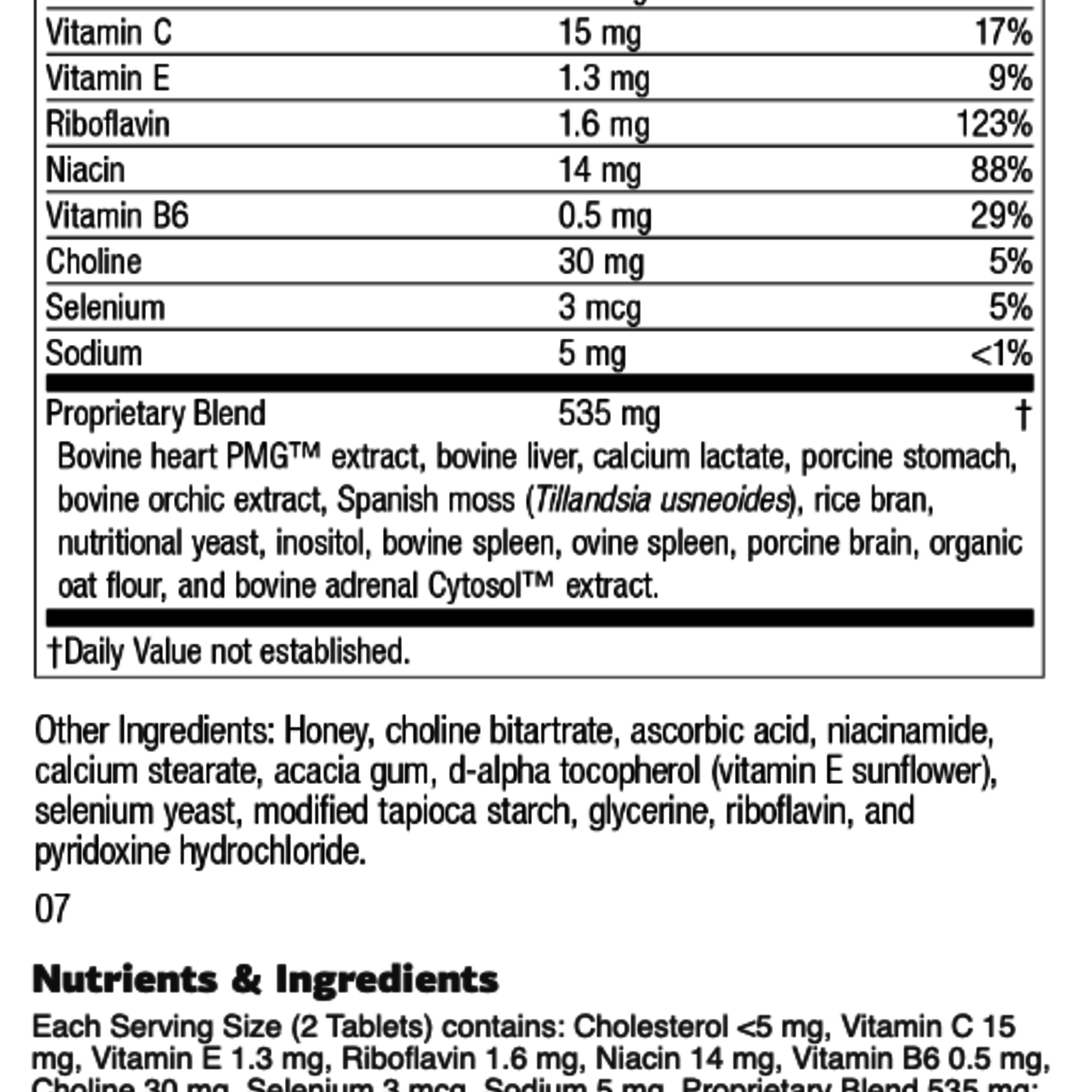 Standard Process Cardio-Plus®, 330 tablets