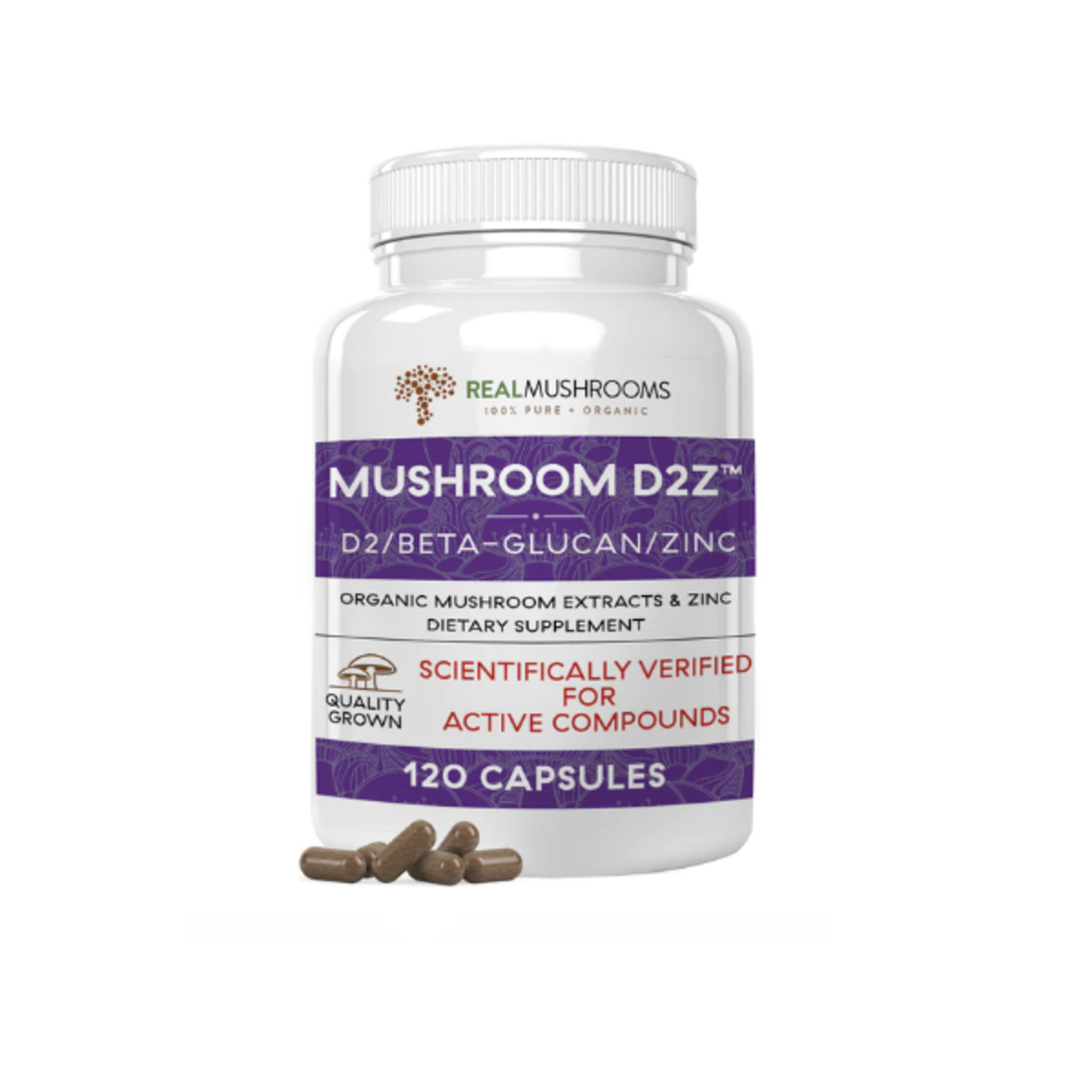 Real Mushrooms Mushroom D2Z, 120c