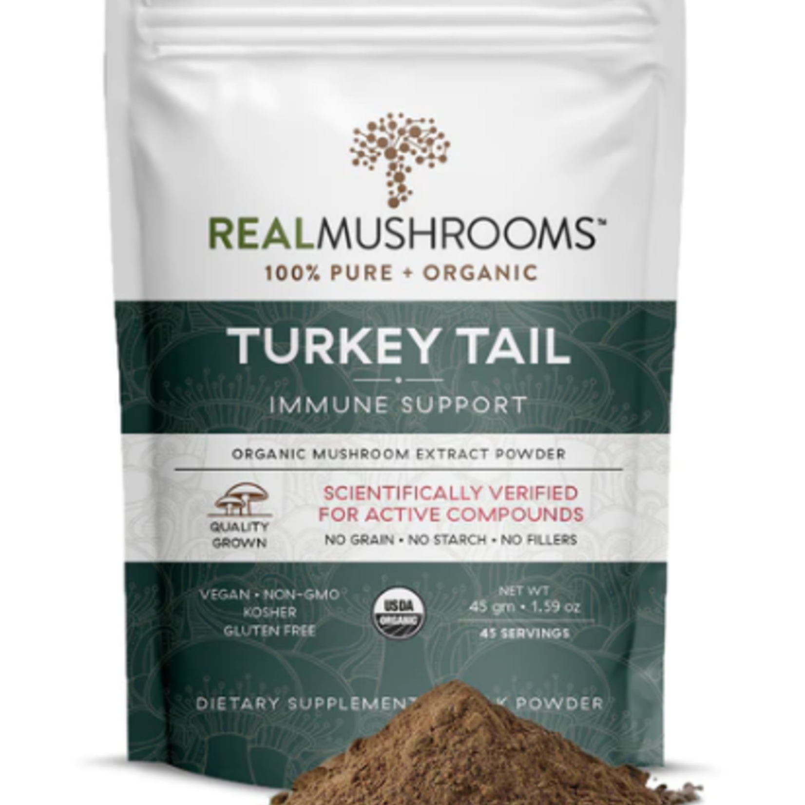 Real Mushrooms Turkey Tail Powder 45g