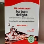 SunRider Fortune Delight - Raspberry Flavor 30 stick pack /3 g ea. [LIMIT 2]