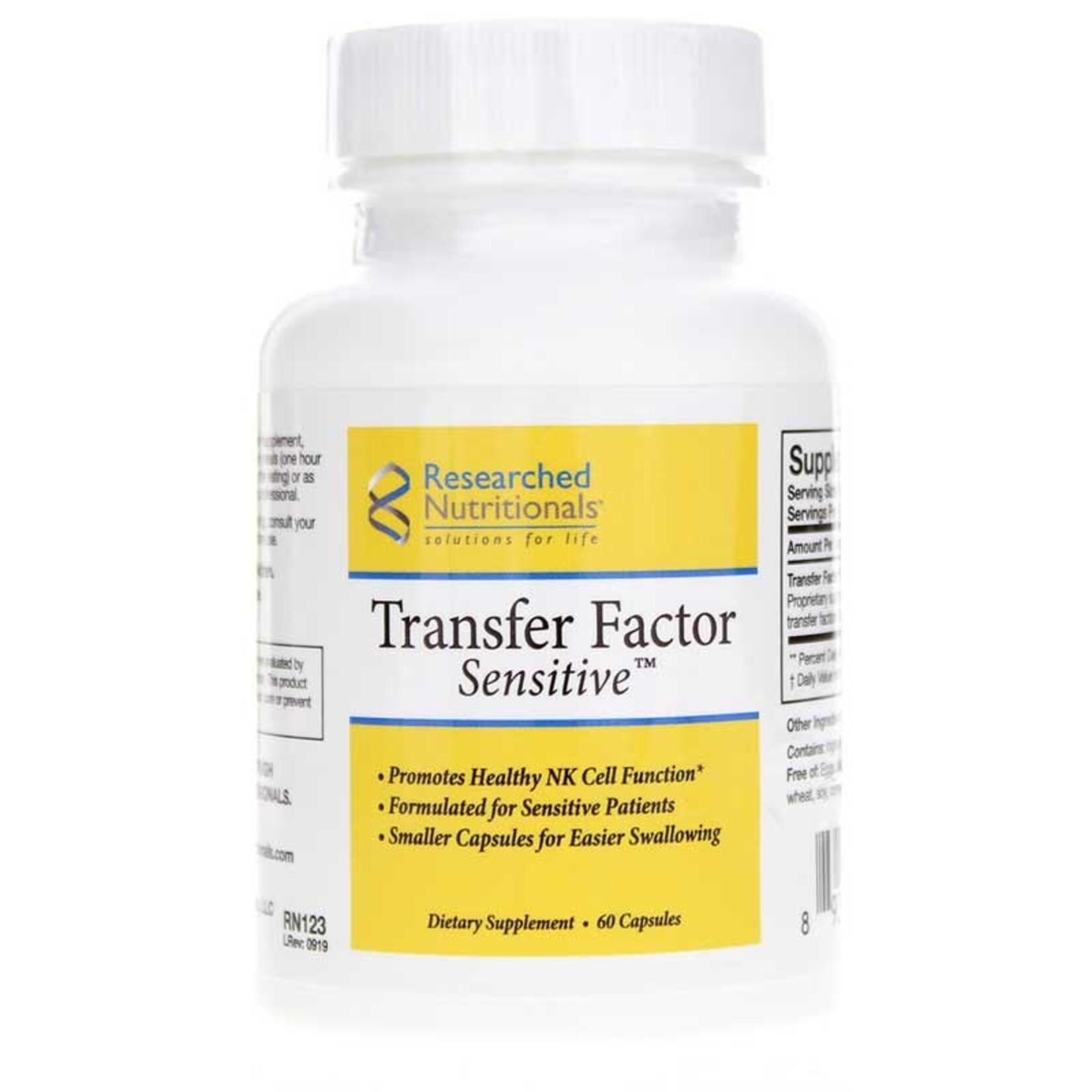 Researched Nutritionals Transfer Factor Sensitive 60c