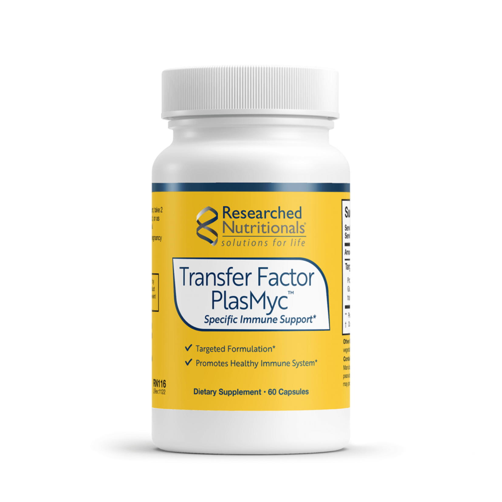 Researched Nutritionals Transfer Factor PlasMyc 60c