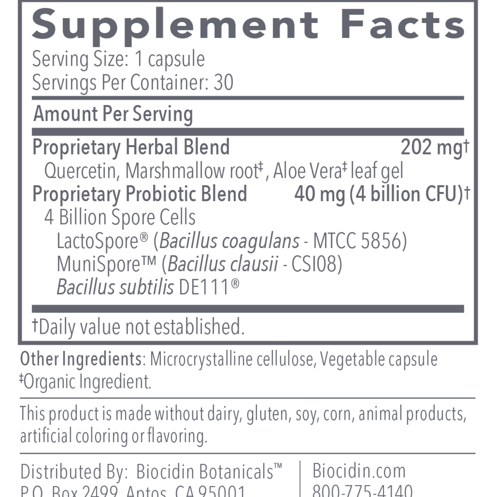 Biocidin Botanicals Proflora 4R 30c