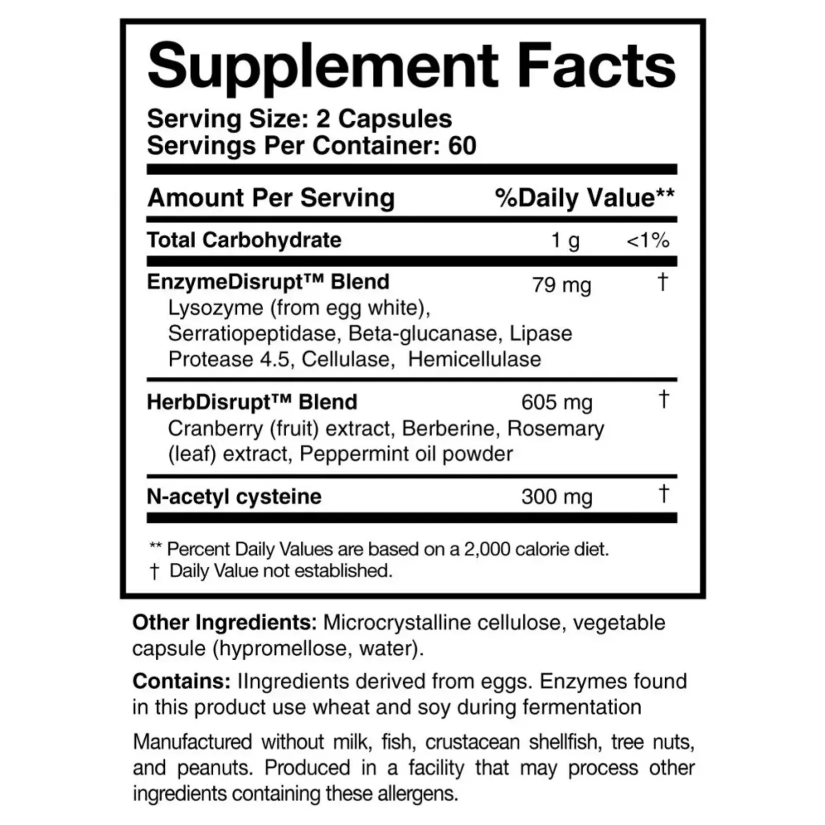 Researched Nutritionals BioDisrupt 120c