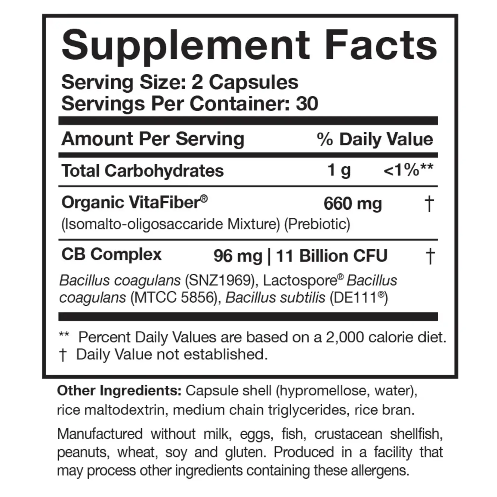 Researched Nutritionals CoreBiotic 60c